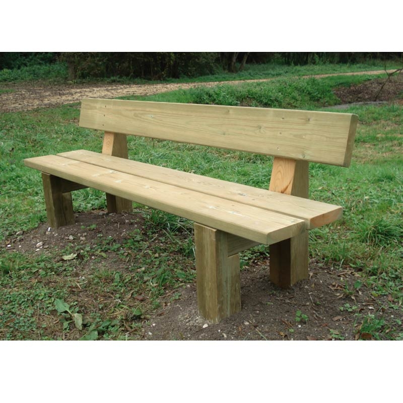 Banc campagnard pour espace public Banc campagnard pour espace public
