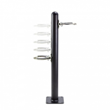 Lot De 2 Supports De Stationnement Pour Trottinette - Rangement Vertical, En Plastique, Fixations Vis Incluses