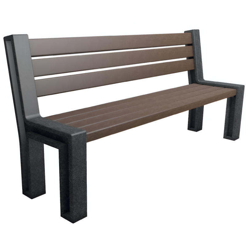 Banc public - Banc de ville - Banc urbain - Banc en plastique recyclé ...