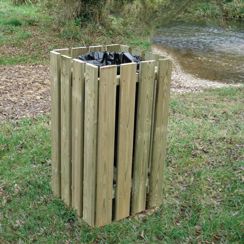 Corbeille en châtaignier de 100 litres