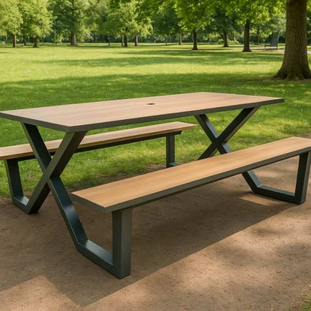 Table de pique-nique en HPL