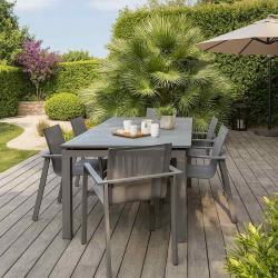 Table extensible et chaise de jardin Table extensible et chaise de jardin