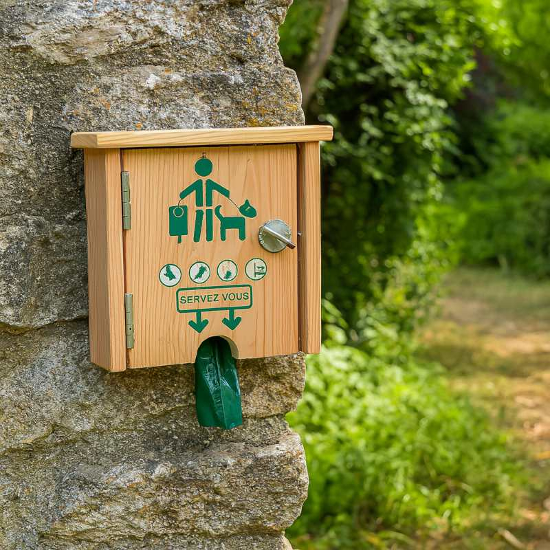 Distributeur de sac hygiène canine