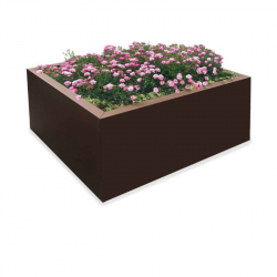 Jardinière urbaine en acier, carrée Jardinière urbaine en acier, carrée