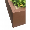Jardinière urbaine acier pour collectivités