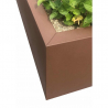 Jardinière urbaine acier pour collectivités