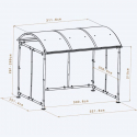 Abri cycles initial, dimensions