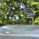 Panneau solaire sur abri cycles