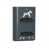 Distributeur de sacs de propreté canine de couleur gris anthracite