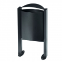 Poubelle de ville 40 L anthracite