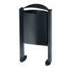 Poubelle de ville 40 L anthracite