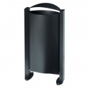 Corbeille de propreté de 60 L gris anthracite