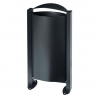 Corbeille de propreté de 60 L gris anthracite