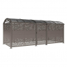 Abri pour cycles gris Procity