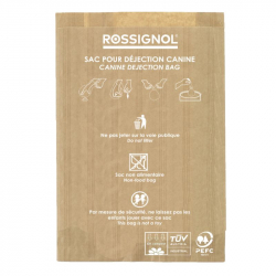 Sacs à déjection canine biodégradables et compostables