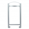 Poubelle Vigipirat de 60 L acier coloris gris métal Poubelle Vigipirat de 60 L acier coloris gris métal
