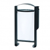 Corbeille avec cendrier, Vigipirate, acier anthracite Corbeille avec cendrier, Vigipirate, acier anthracite