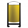 Poubelle publique en acier 2X60L Poubelle publique en acier 2X60L