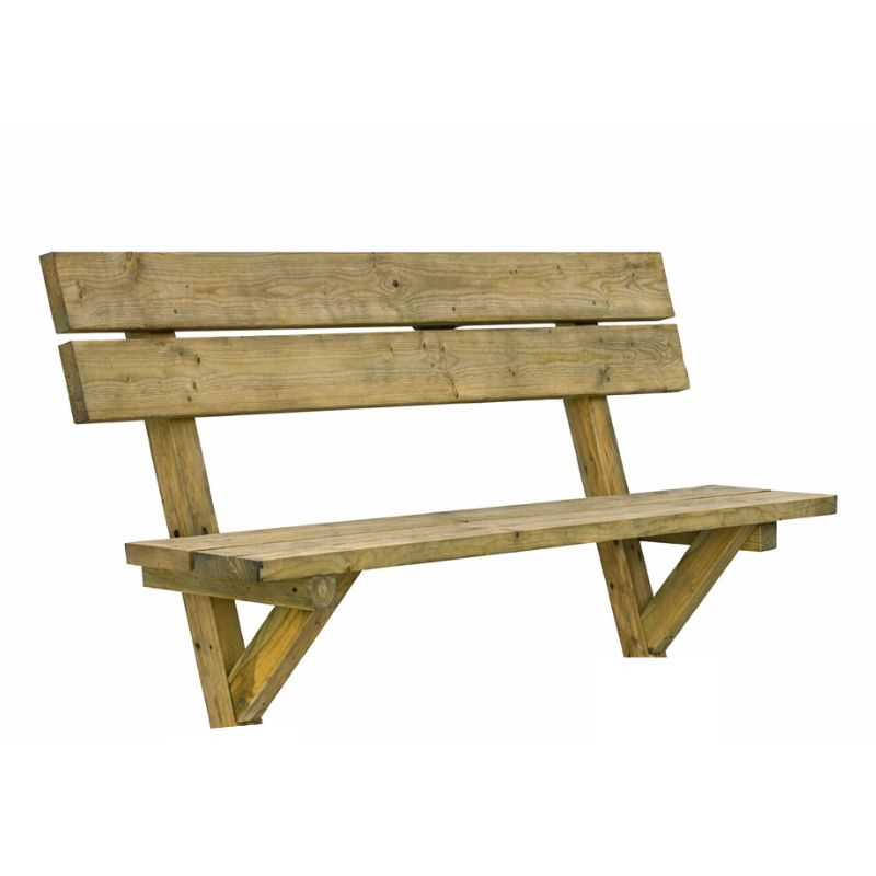 Banc en bois de pin pour extérieur