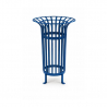 Poubelle métallique Tulipe