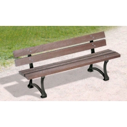Banc Edimbourg en plastique recyclé Banc Edimbourg en plastique recyclé