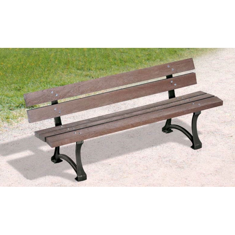 Banc Edimbourg en plastique recyclé Banc Edimbourg en plastique recyclé