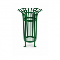 Poubelle parc public Vigipirate