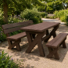 Table de picnic en plastique recyclé