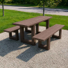 Table de pique-nique en plastique recyclé