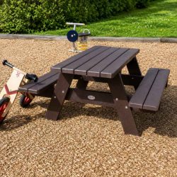 Table picnic en plastique recyclé pour enfant