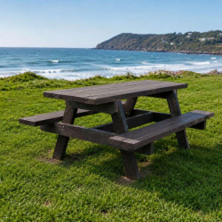 Table de pique-nique en plastique recyclé