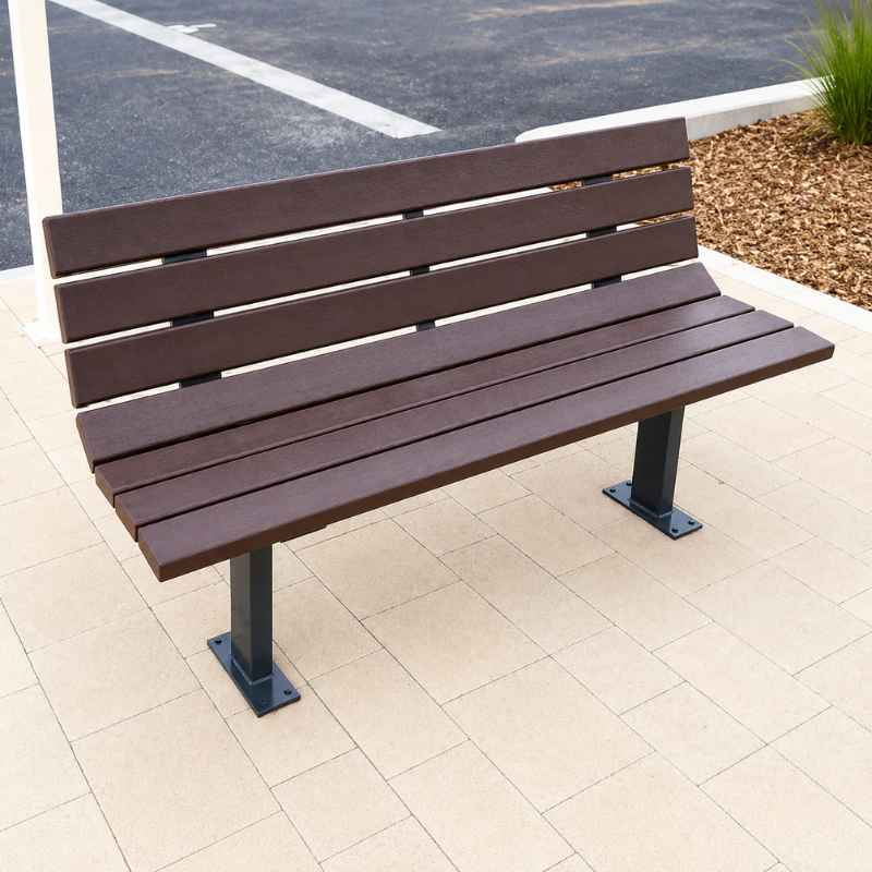 Banc de jardin plastique recyclé