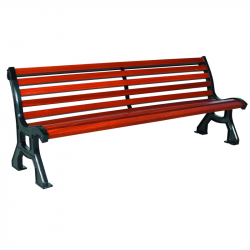 Banc bois et fonte Bastide