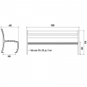 dimensions du banc détroit