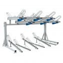 Rack vélos métallique sur 2 étages