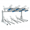 Rack vélos métallique sur 2 étages