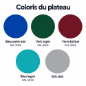 coloris du plateau de la table de tennis de table en composite