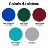 coloris du plateau de la table de ping-pong fixe en composite