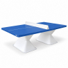 Table de ping-pong fixe en composite bleu outre mer