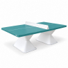 Table de ping-pong fixe en composite bleu lagon
