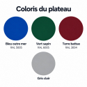 coloris du plateau de la table ping pong extérieure Natura