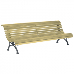 Banc en pin traité autoclave Romantico