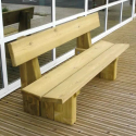 Banc en bois pour extérieur collectivités