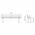 Dimensions du banc enfant