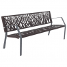 Banc public Maverick en Tôle d'acier