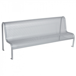 Banc perforé en acier galvanisé
