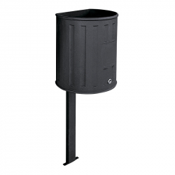 Corbeille Tramontana demi-ronde en fonte ductile