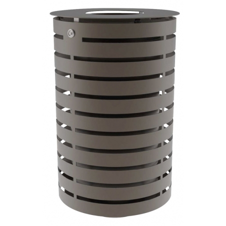 Corbeille publique Poubelle ronde Corbeille extérieure