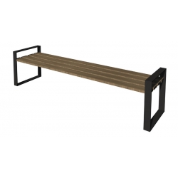 Banquette bois, compact ou alu au choix, 180 cm Banquette bois, compact ou alu au choix, 180 cm