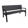 Banc en plastique noir